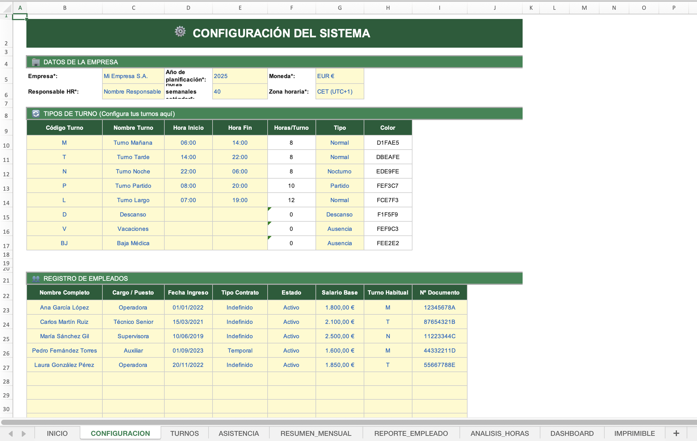 Configuracion